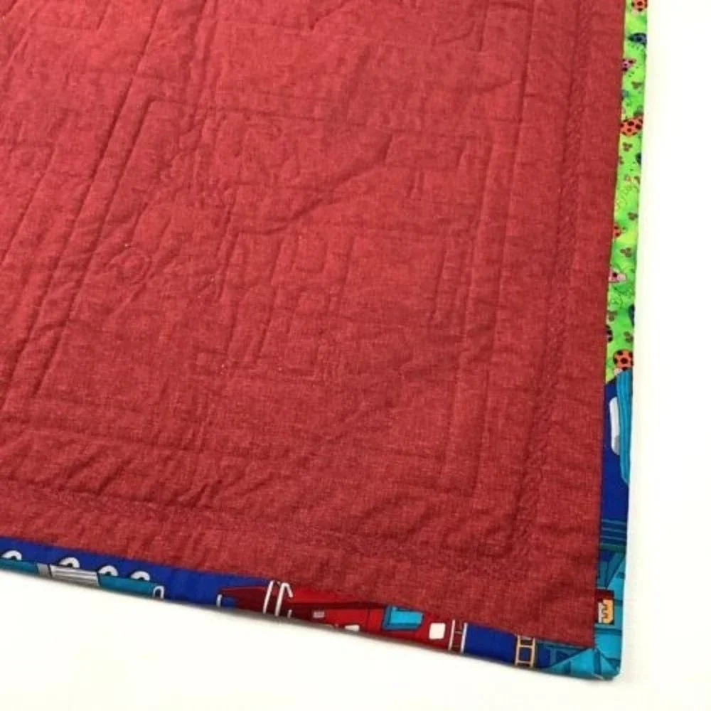 30” Square Quilt Community Neighborhood Children School Decor Alphabet Wall Hang